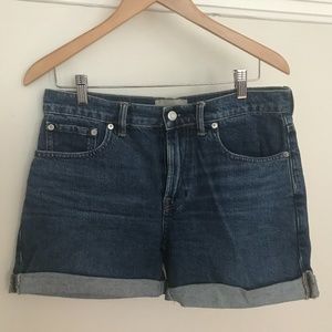 Everlane The Denim Short in Vintage Dark Blue